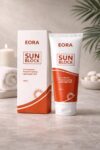 EORA Sunblock SPF 50 PA++ 120ml tube UV protection prevents tanning lightweight formula sunscreen Pakistan