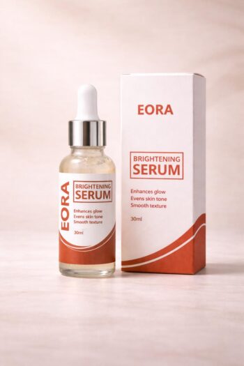 EORA Brightening Serum 30ml enhances glow evens skin tone smooth texture Korean formula dropper bottle Pakistan